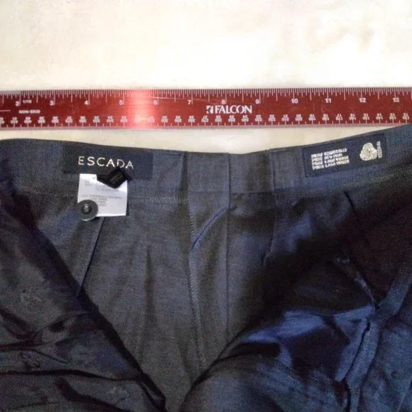 Escada gray wool pants - Picture 5 of 10